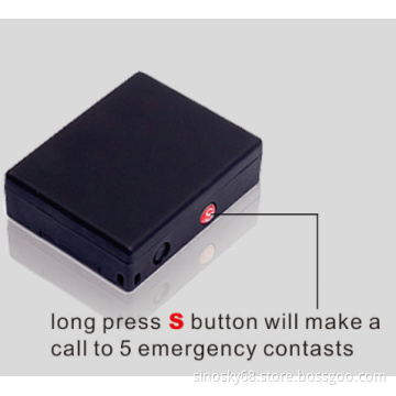 Mini Agps Lbs Tracker GSM Two Way Audio Bug Monitor Sos Phone Call